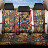 Funny Benito Bowl Back Car Seat Cover Puerto Rican Coquí Football