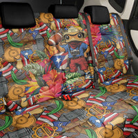 Funny Benito Bowl Back Car Seat Cover Puerto Rican Coquí Football