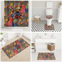 Funny Benito Bowl Bathroom Set Puerto Rican Coquí Football