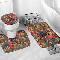 Funny Benito Bowl Bathroom Set Puerto Rican Coquí Football