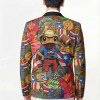 Funny Benito Bowl Blazer Puerto Rican Coquí Football