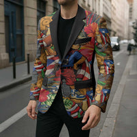 Funny Benito Bowl Blazer Puerto Rican Coquí Football