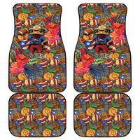 Funny Benito Bowl Car Mats Puerto Rican Coquí Football