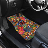 Funny Benito Bowl Car Mats Puerto Rican Coquí Football