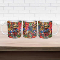 Funny Benito Bowl Ceramic Mug Puerto Rican Coquí Football