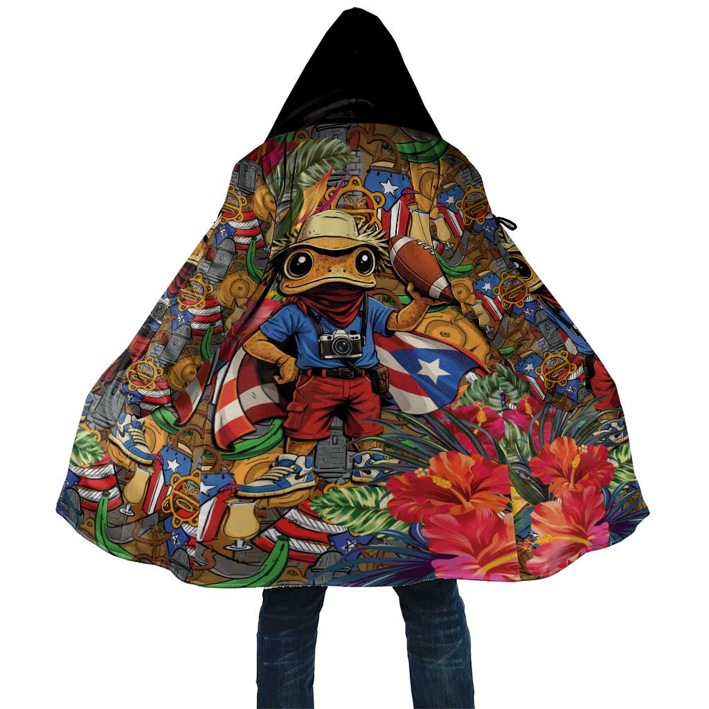 Funny Benito Bowl Cloak Puerto Rican Coquí Football