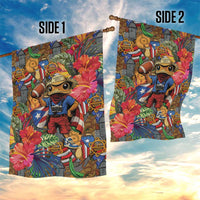 Funny Benito Bowl Garden Flag Puerto Rican Coquí Football