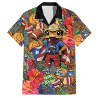 Funny Benito Bowl Hawaiian Shirt Puerto Rican Coquí Football
