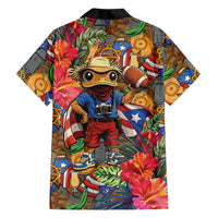 Funny Benito Bowl Hawaiian Shirt Puerto Rican Coquí Football