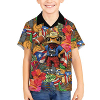 Funny Benito Bowl Hawaiian Shirt Puerto Rican Coquí Football