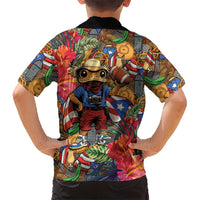 Funny Benito Bowl Hawaiian Shirt Puerto Rican Coquí Football