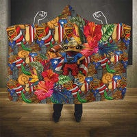 Funny Benito Bowl Hooded Blanket Puerto Rican Coquí Football