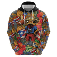 Funny Benito Bowl Hoodie Puerto Rican Coquí Football