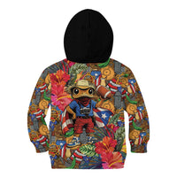 Funny Benito Bowl Kid Hoodie Puerto Rican Coquí Football