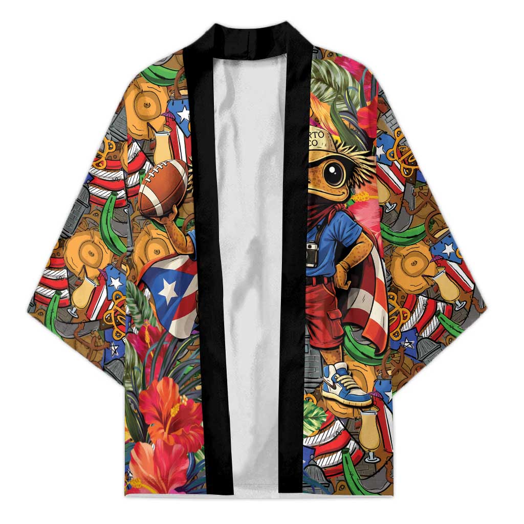 Funny Benito Bowl Kimono Puerto Rican Coquí Football
