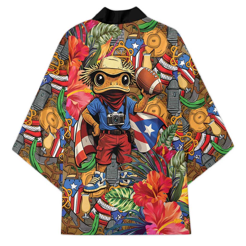 Funny Benito Bowl Kimono Puerto Rican Coquí Football