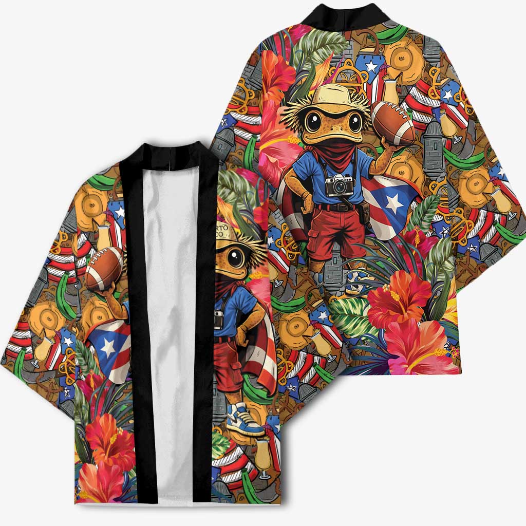 Funny Benito Bowl Kimono Puerto Rican Coquí Football