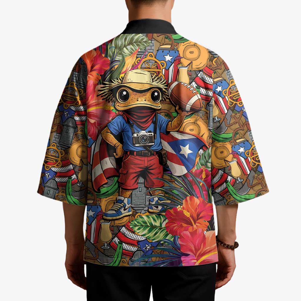 Funny Benito Bowl Kimono Puerto Rican Coquí Football