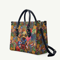 Funny Benito Bowl Leather Bag Puerto Rican Coquí Football