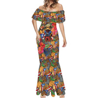 Funny Benito Bowl Mermaid Dress Puerto Rican Coquí Football