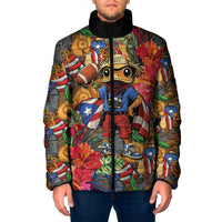 Funny Benito Bowl Padded Jacket Puerto Rican Coquí Football