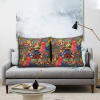 Funny Benito Bowl Pillow Cover Puerto Rican Coquí Football