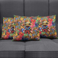 Funny Benito Bowl Pillow Cover Puerto Rican Coquí Football