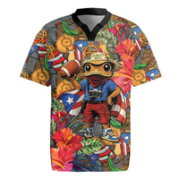 Funny Benito Bowl Rugby Jersey Puerto Rican Coquí Football