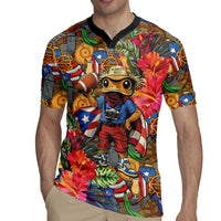 Funny Benito Bowl Rugby Jersey Puerto Rican Coquí Football