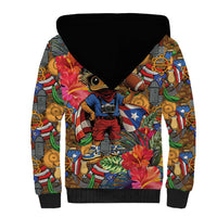 Funny Benito Bowl Sherpa Hoodie Puerto Rican Coquí Football