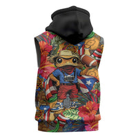 Funny Benito Bowl Sleeveless Hoodie Puerto Rican Coquí Football