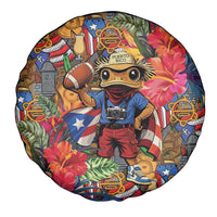 Funny Benito Bowl Spare Tire Cover Puerto Rican Coquí Football