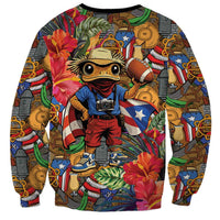 Funny Benito Bowl Sweatshirt Puerto Rican Coquí Football