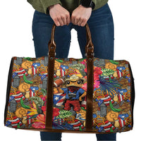 Funny Benito Bowl Travel Bag Puerto Rican Coquí Football