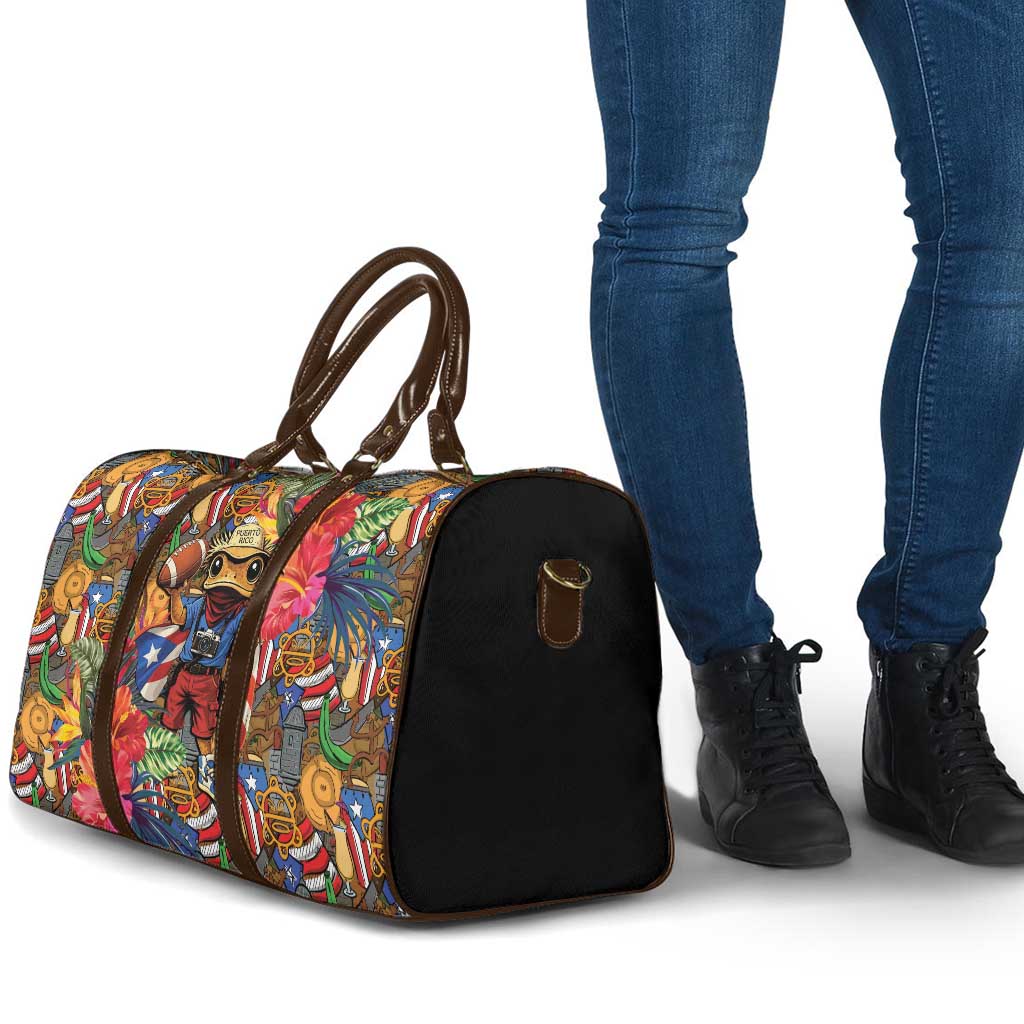 Funny Benito Bowl Travel Bag Puerto Rican Coquí Football