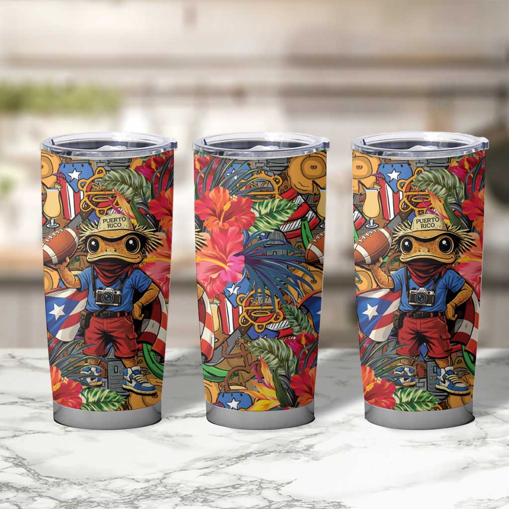 Funny Benito Bowl Tumbler Cup Puerto Rican Coquí Football