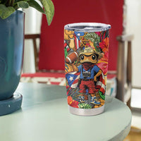 Funny Benito Bowl Tumbler Cup Puerto Rican Coquí Football
