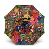 Funny Benito Bowl Umbrella Puerto Rican Coquí Football