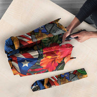 Funny Benito Bowl Umbrella Puerto Rican Coquí Football