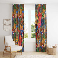 Funny Benito Bowl Window Curtain Puerto Rican Coquí Football