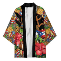Patriotic Coqui Frog Football Kimono 250 Years of Freedom Puerto Rico Flag Stand