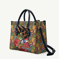 Patriotic Coqui Frog Football Leather Bag 250 Years of Freedom Puerto Rico Flag Stand