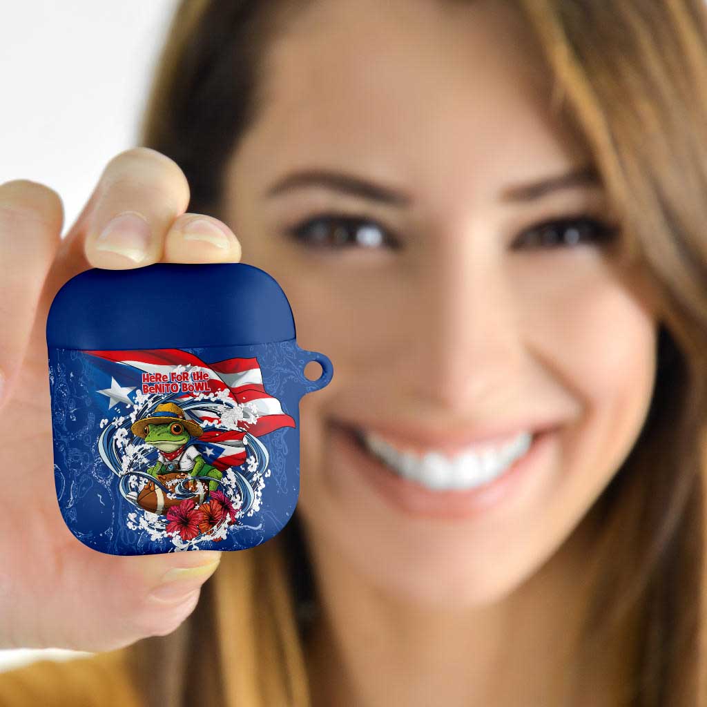 Puerto Rican Coquí Football AirPods Case Here For The Benito Bowl