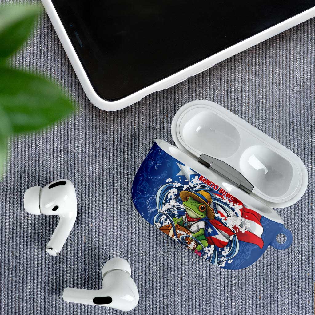 Puerto Rican Coquí Football AirPods Case Here For The Benito Bowl
