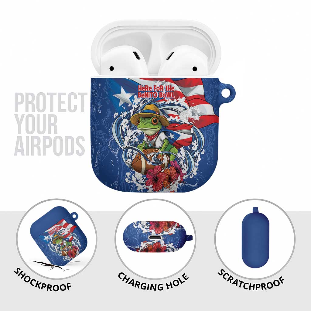 Puerto Rican Coquí Football AirPods Case Here For The Benito Bowl