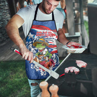 Puerto Rican Coquí Football Apron Here For The Benito Bowl