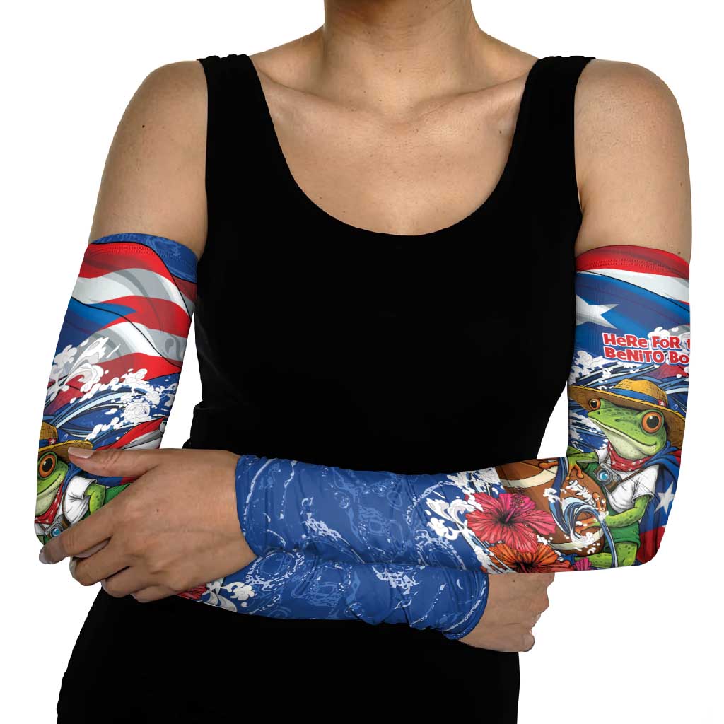 Puerto Rican Coquí Football Arm Sleeves Here For The Benito Bowl
