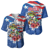 Puerto Rican Coquí Football Baseball Jersey Here For The Benito Bowl