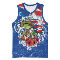 Puerto Rican Coquí Football Basketball Jersey Here For The Benito Bowl