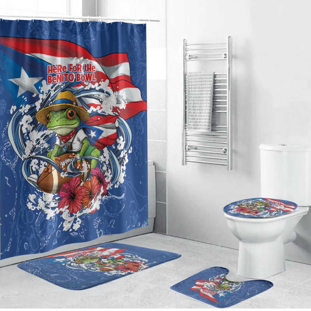 Puerto Rican Coquí Football Bathroom Set Here For The Benito Bowl